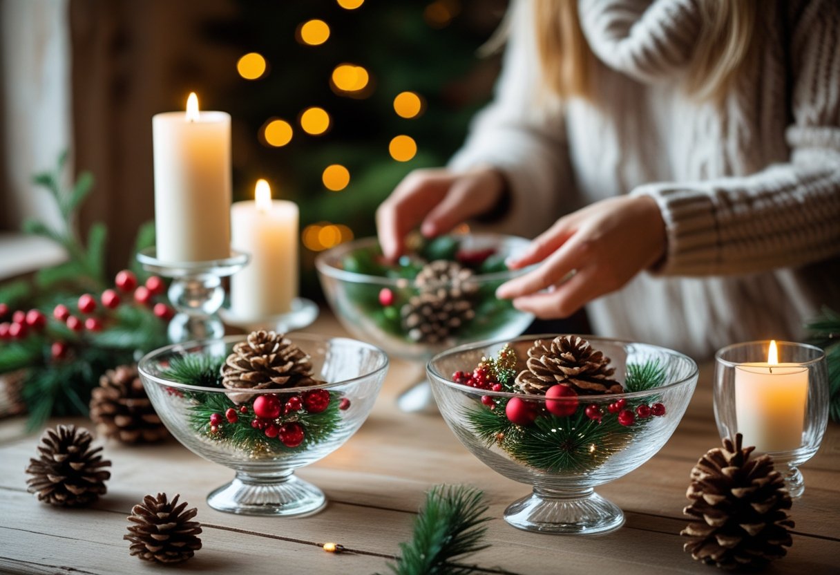 Sådan skaber du den perfekte julestemning med smukke glasskåle til jul og julelysestager